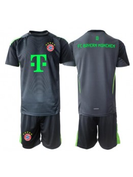 Otroški Nogometna dresi replika Bayern Munich Vratar Gostujoči 2025-26 Kratek rokav (+ hlače)